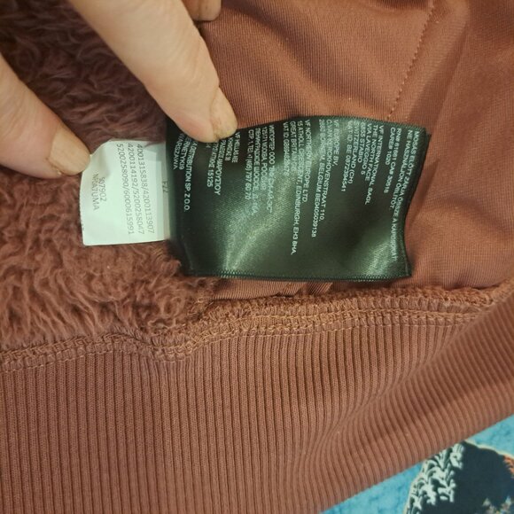 The North Face Teen Girls Suave Oso Fleece Full Zip Coat Wild Ginger Sz XL - Picture 10 of 11